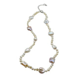 Baroque Pearl Short Necklace Freshwater Pearl Ladies Necklace