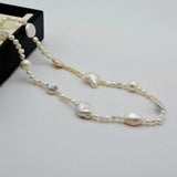 Baroque Pearl Short Necklace Freshwater Pearl Ladies Necklace