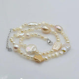 Baroque Pearl Short Necklace Freshwater Pearl Ladies Necklace
