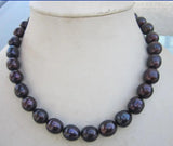 10-11mm Tahitian Pearl Necklace 18'' 14K