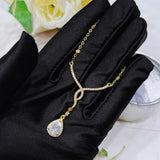 Angel Wings Necklace Water Drop Jewelry Wedding Gift