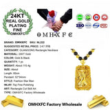 European Fine 24KT Pendant Necklace
