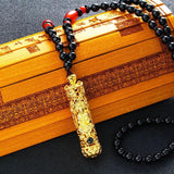 Vintage GUANYIN 24KT Pendant Necklace NL215