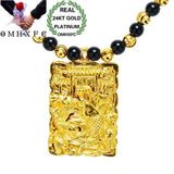 Vintage Fish Beads Pendant Necklace NL168