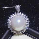 Elegant Zircon Diamond Pendant Necklace