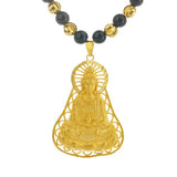 OMHXFC NL233 Guanyin 24KT Pendant Necklace