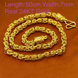 European Party Wedding 24KT Chain Necklace