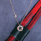 Personalized Star Necklace 100% Sterling Silver Pendant Chain S925