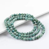 Burmese Jade Beaded Necklace Natural Charm for Women Amulets Jadeite Talismans