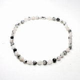 Tourmalinated Quartz Healing Necklace S925 Buckle