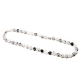 Tourmalinated Quartz Healing Necklace S925 Buckle