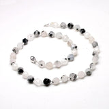 Tourmalinated Quartz Healing Necklace S925 Buckle
