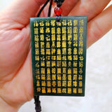Hetian Jade Hand Carved Baifu Pendant Necklace