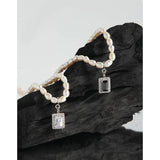Dainty Pearl Necklace 925 Sterling Silver Elegant Pendant Jewelry
