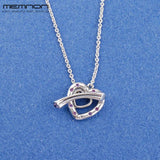 S925 Silver Heart Necklace for Women 925 Sterling Silver Hearts Pendant