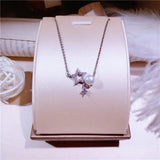 Star Pendant 925 Sterling Silver Women Necklace