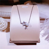 Star Pendant 925 Sterling Silver Women Necklace