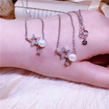 Star Pendant 925 Sterling Silver Women Necklace