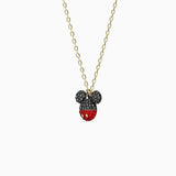 Mouse Necklace with Chain for Women's Jewelry