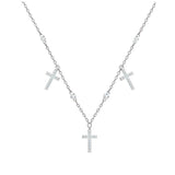Religious Cross Necklace - Personalized Women's Jewelry