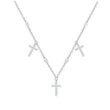 Religious Cross Necklace - Personalized Women's Jewelry