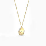 Charming Coin Pendant Necklace for Women - Romantic Jewelry Gift