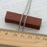 925 Sterling Silver Female Necklace 65cm Bone Snake Chain