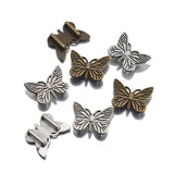 10Pcs Alloy Butterfly Beads Sun Flowers Spacer Loose Bead Jewelry Findings