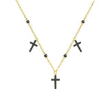Classic Cross Necklace Woman Personality Jewelry Halloween Gift