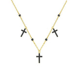 Classic Cross Necklace Woman Personality Jewelry Halloween Gift