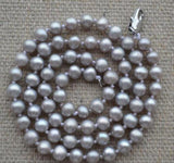 4mm Gray Freshwater Pearl Necklace Fine Jewelry