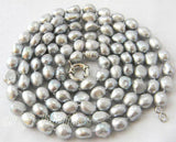 Gray Baroque Pearl Necklace