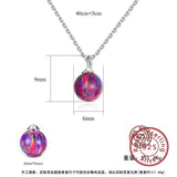 Opal Crystal Gemstone Pendant 925 Sterling Silver Necklace