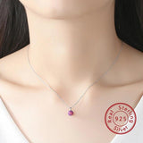 Opal Crystal Gemstone Pendant 925 Sterling Silver Necklace