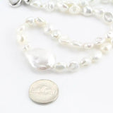 Real Baroque Pearl Necklace 8mm Beads Freshwater Pearl Jewelry