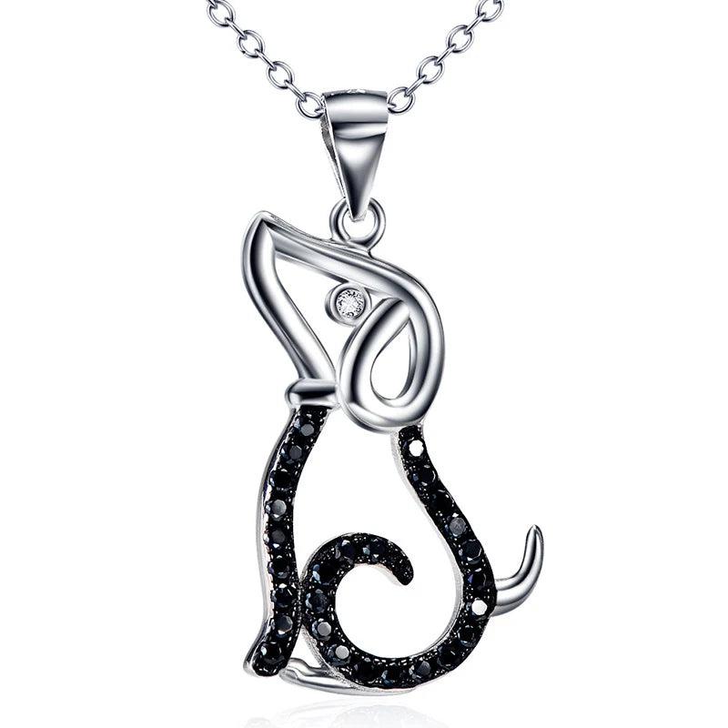 Pet Puppy Micro Pendant S925 Sterling Silver Necklace