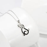 Pet Puppy Micro Pendant S925 Sterling Silver Necklace