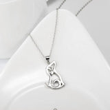 Pet Puppy Micro Pendant S925 Sterling Silver Necklace