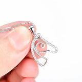 S925 Sterling Silver Horse Head Pendant Necklace