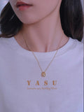 Yasu 925 Silver Coffee Bean Pendant Women Necklace Clavicle Chain Fine Jewelry