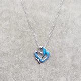 S925 Dolphin Pendant Sweater Chain Necklace