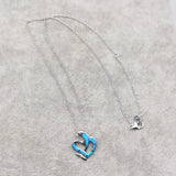 S925 Dolphin Pendant Sweater Chain Necklace
