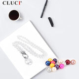 36in Shell & Coin Pearl Necklace for Women Party BN006SB