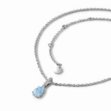 Sky Gem Pendant Necklace Sterling Silver