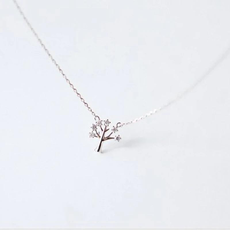 925 Silver Wishing Tree Necklace Pendant Gift
