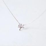 925 Silver Wishing Tree Necklace Pendant Gift