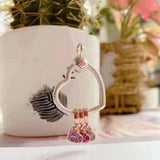 925 Sterling Silver Love Heart Pan Necklace for DIY Jewelry