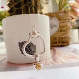 925 Sterling Silver Love Heart Pan Necklace for DIY Jewelry