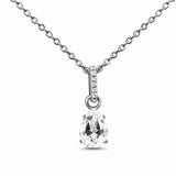 European S925 Sterling Silver GEM PENDANT NECKLACE