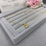 Japanese Korean Silver Crystal Lucky Kitten Pendant Ins Style